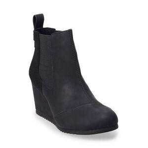Tom's Concealed Heel Wedge Boots